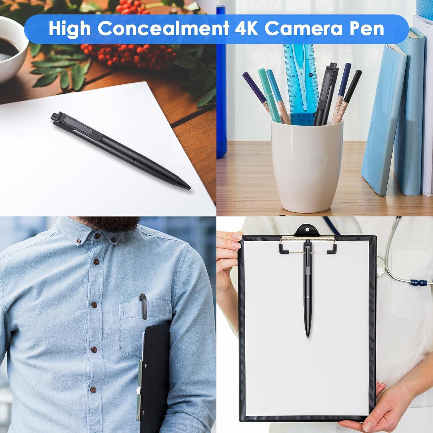 Cámara Pluma 2.7K TMKLOE con Tarjeta SD 64GB - Negro Brillante