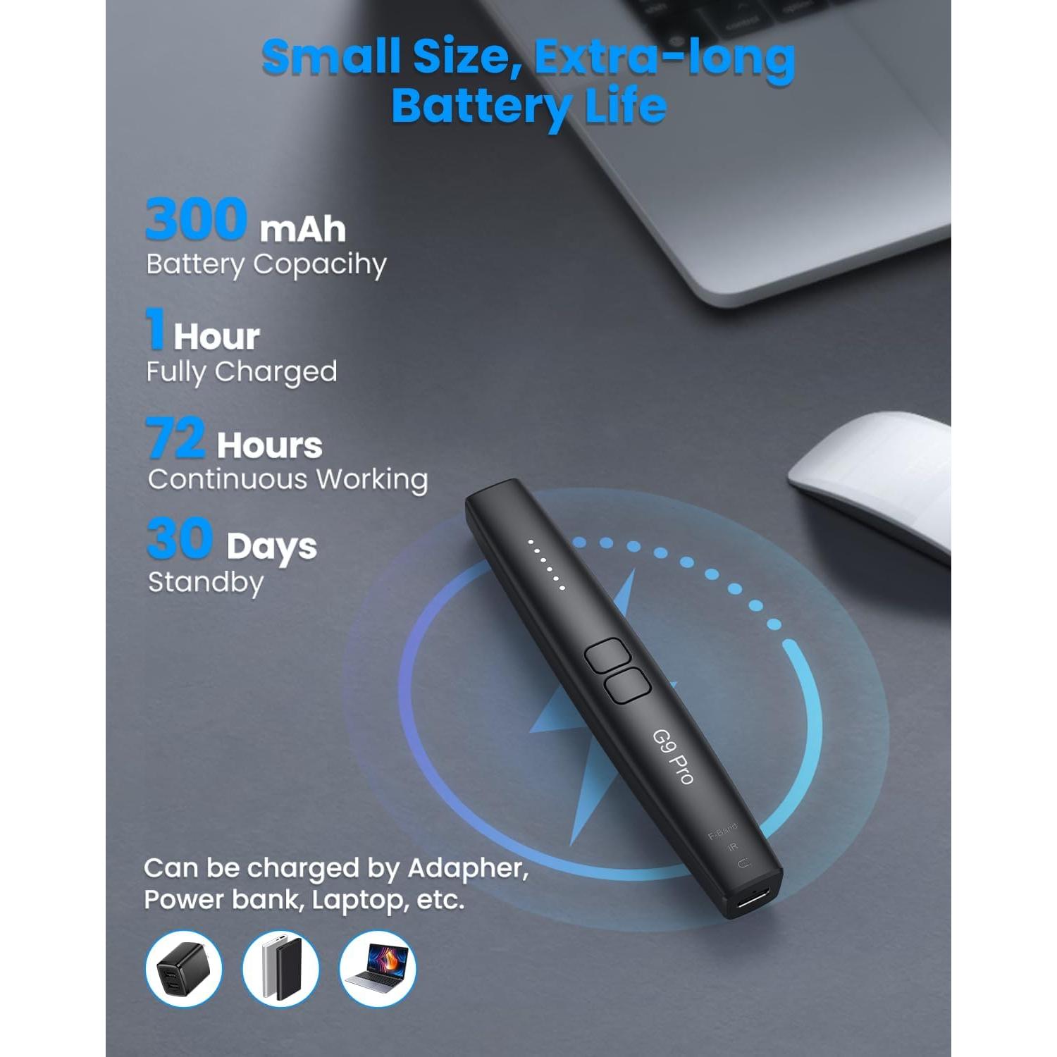 Detector de Cámaras Ocultas JAXTIN G9 Pro - 72 Horas, AI
