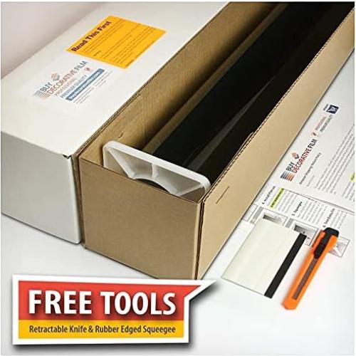 Película Blackout BDF 30.48cm x 14.94m Opaca Privacidad