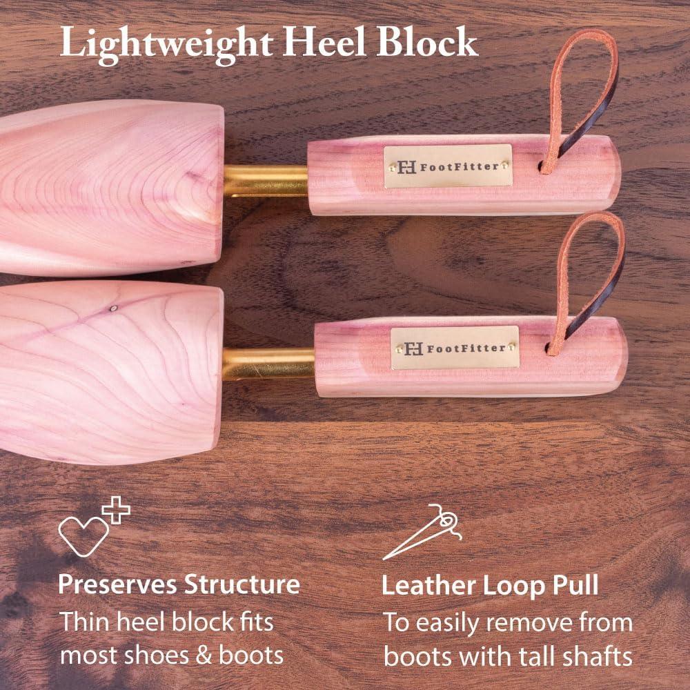 Árboles para Botas de Cedro FootFitter - 2 Piezas, Talla M