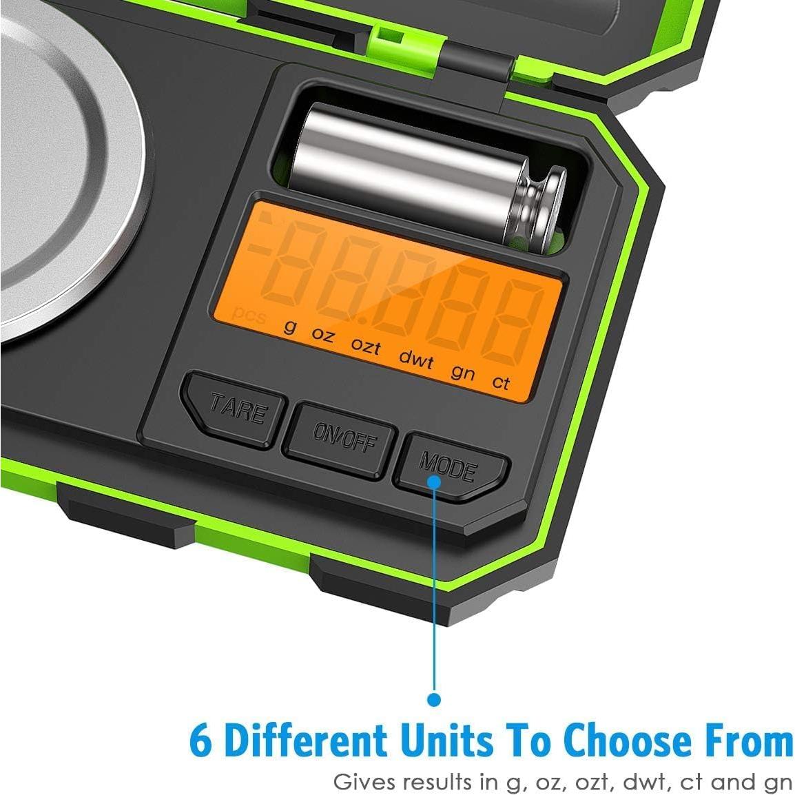 Báscula Digital Mini AMIR 20g/0.001g Acero Inoxidable