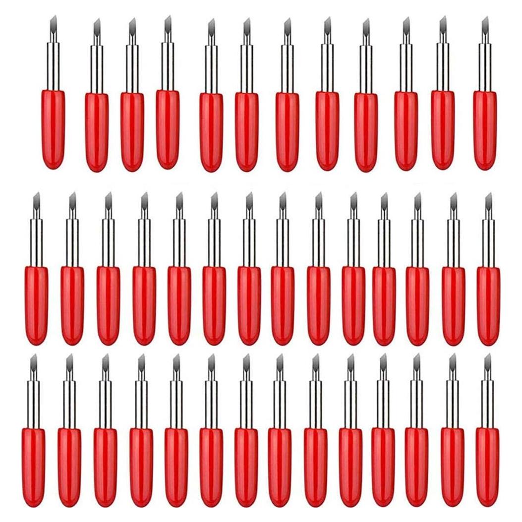 Cuchillas de Reemplazo Elefama 40PCS 45° para Cricut