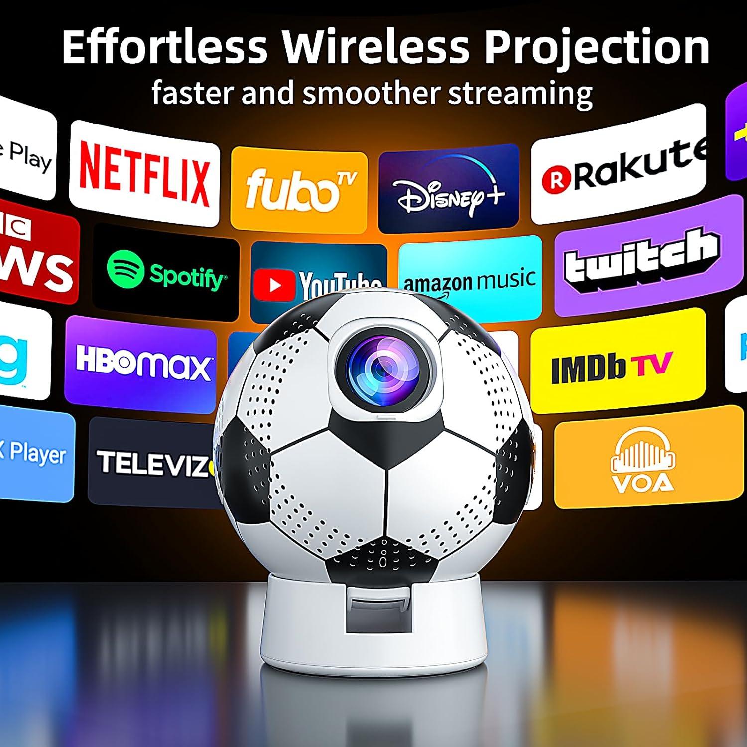 Proyector Portátil Sucetiho 4K WiFi Bluetooth Android 11