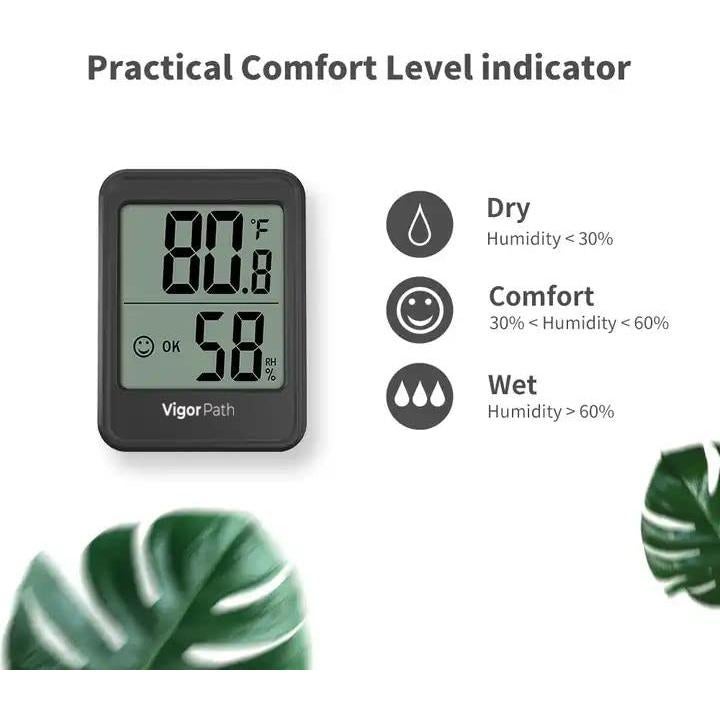Higrómetro Digital Vigor Path - Termómetro Interior 4.5cm