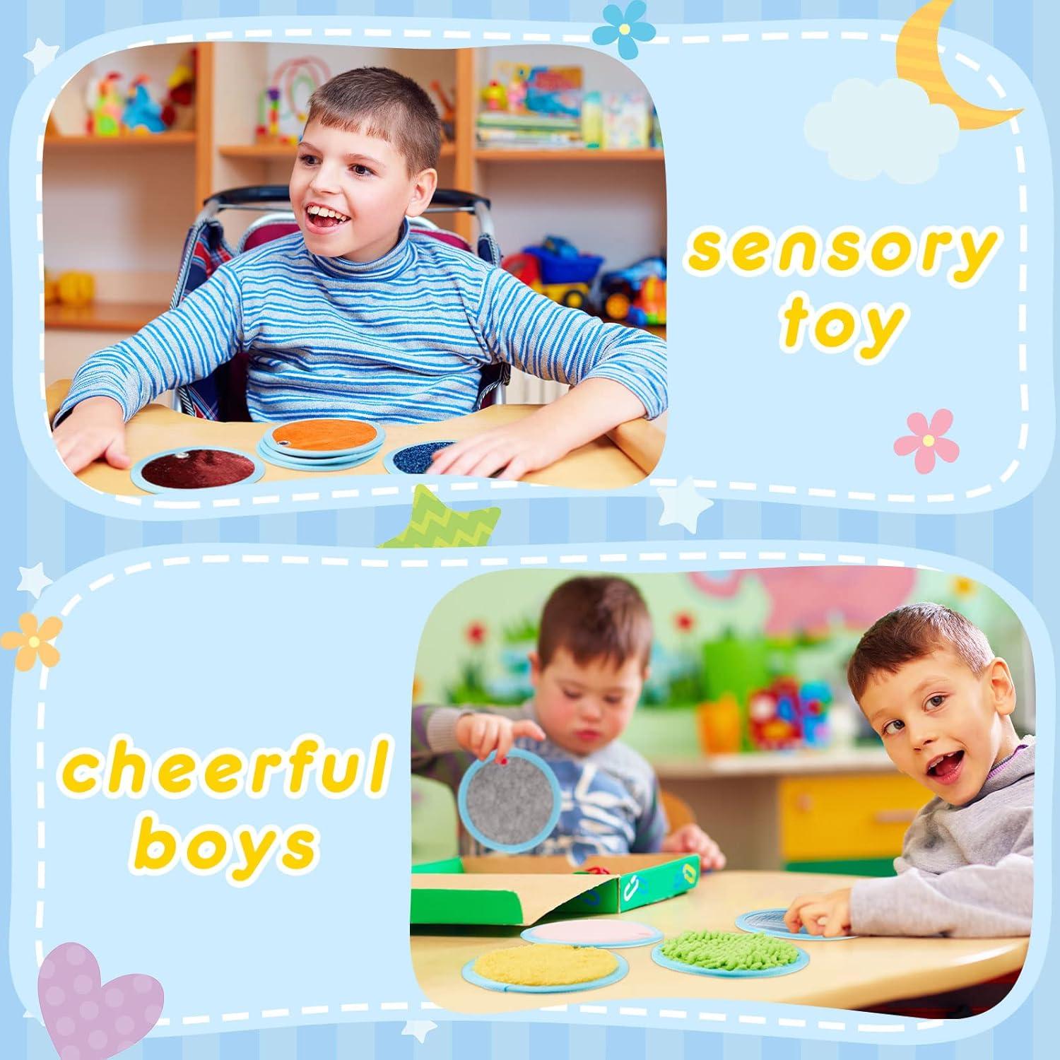 Alfombrillas Sensoriales Haull 15 Piezas 15 cm Redondas para Niños