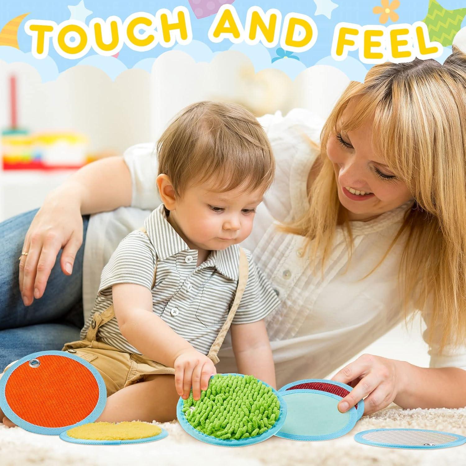 Alfombrillas Sensoriales Haull 15 Piezas 15 cm Redondas para Niños