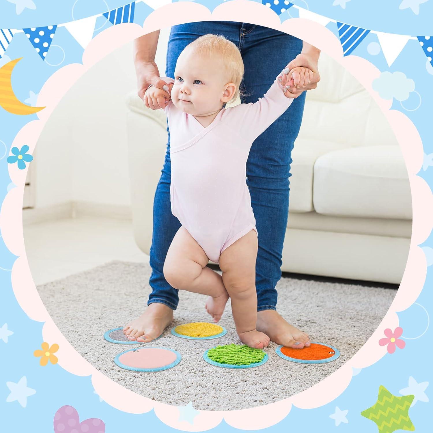 Alfombrillas Sensoriales Haull 15 Piezas 15 cm Redondas para Niños