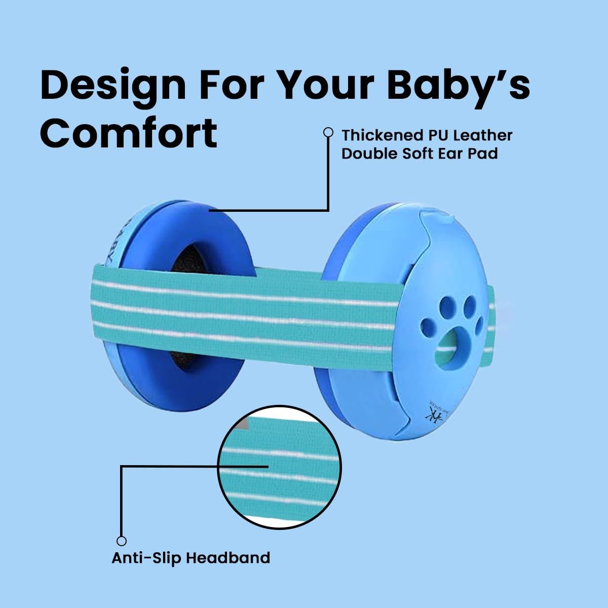 Auriculares Canceladores de Ruido HomeKinder para Bebés 0-18 meses