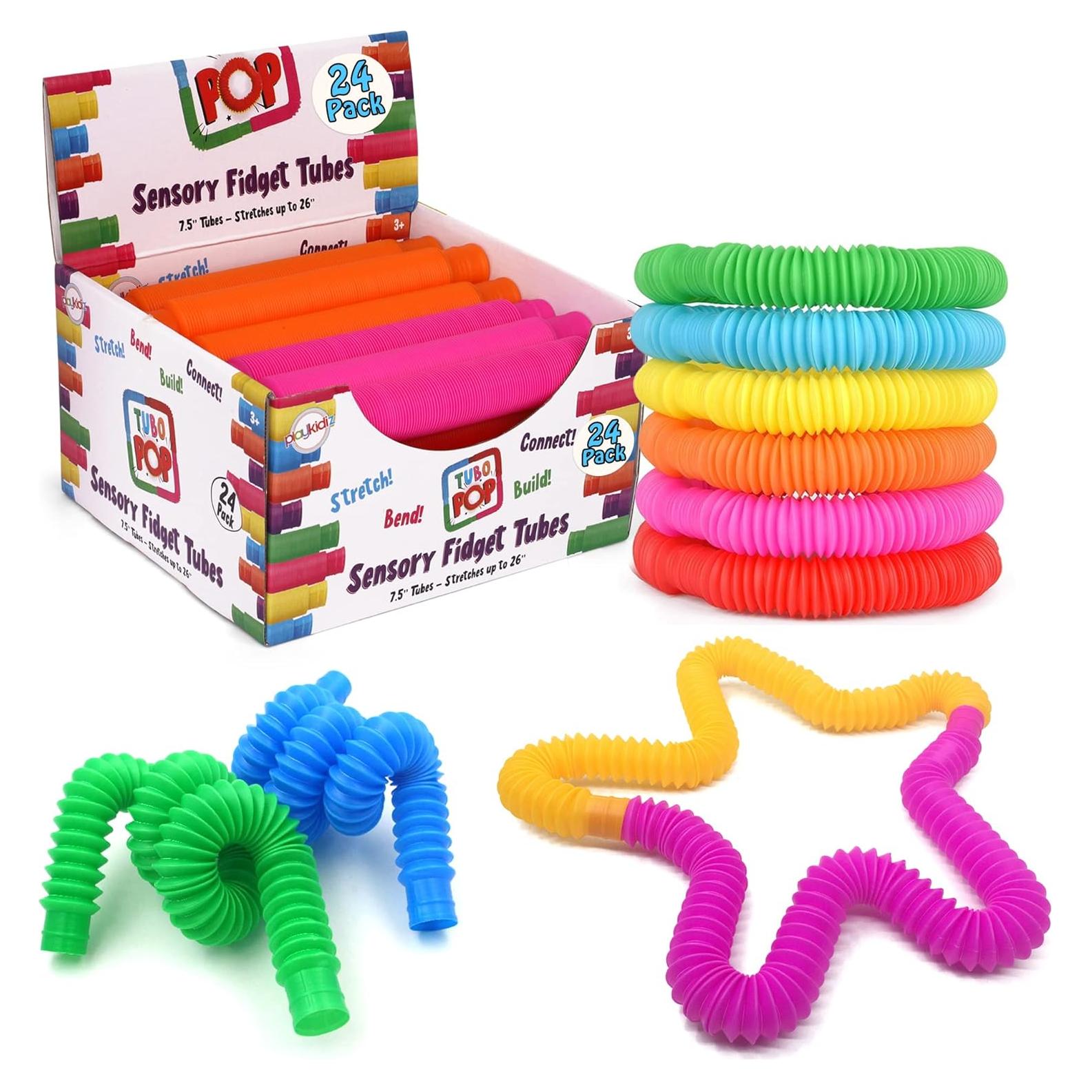 Tuberías Pop Juguetes Sensoriales 24 Piezas Playkidz