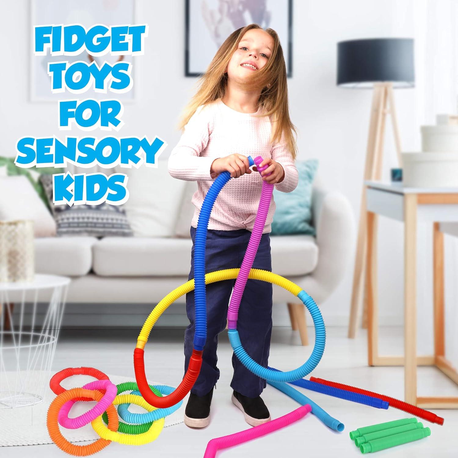 Tuberías Pop Juguetes Sensoriales 24 Piezas Playkidz