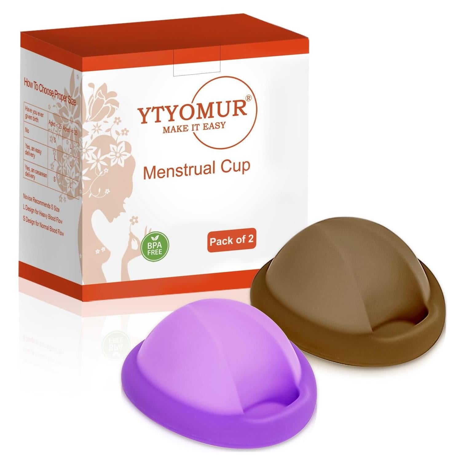 Disco Menstrual Reutilizable Grande - 2 Unidades a Prueba de Fugas