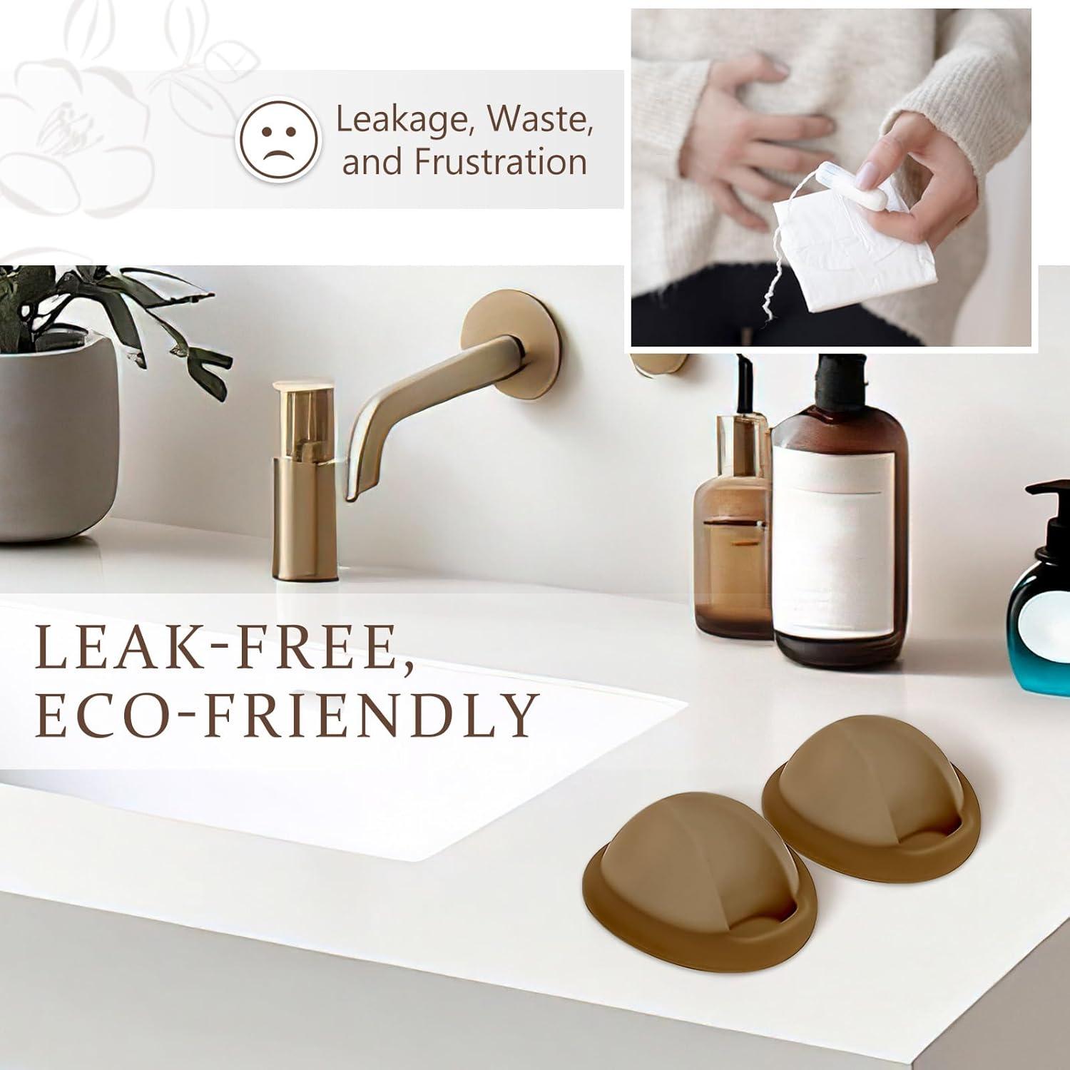 Disco Menstrual Reutilizable Grande - 2 Unidades a Prueba de Fugas