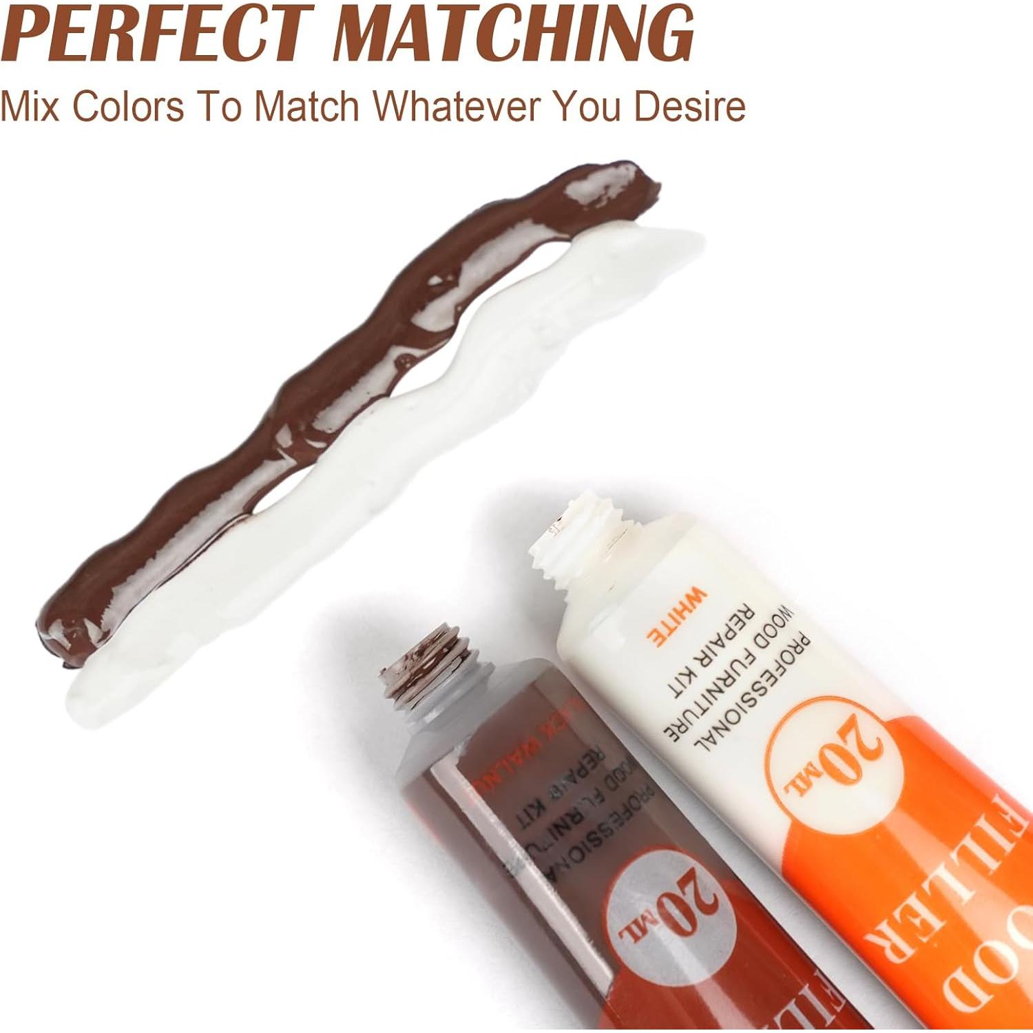 Kit de Reparación de Madera SEISSO 12 Colores para Muebles