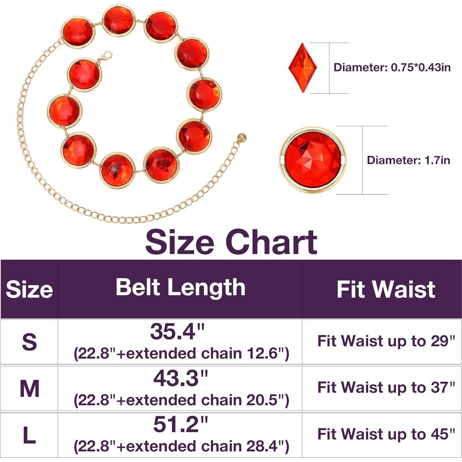 Disfraz de Halloween Mujer Capa Morada con Gemas Rojas 99cm