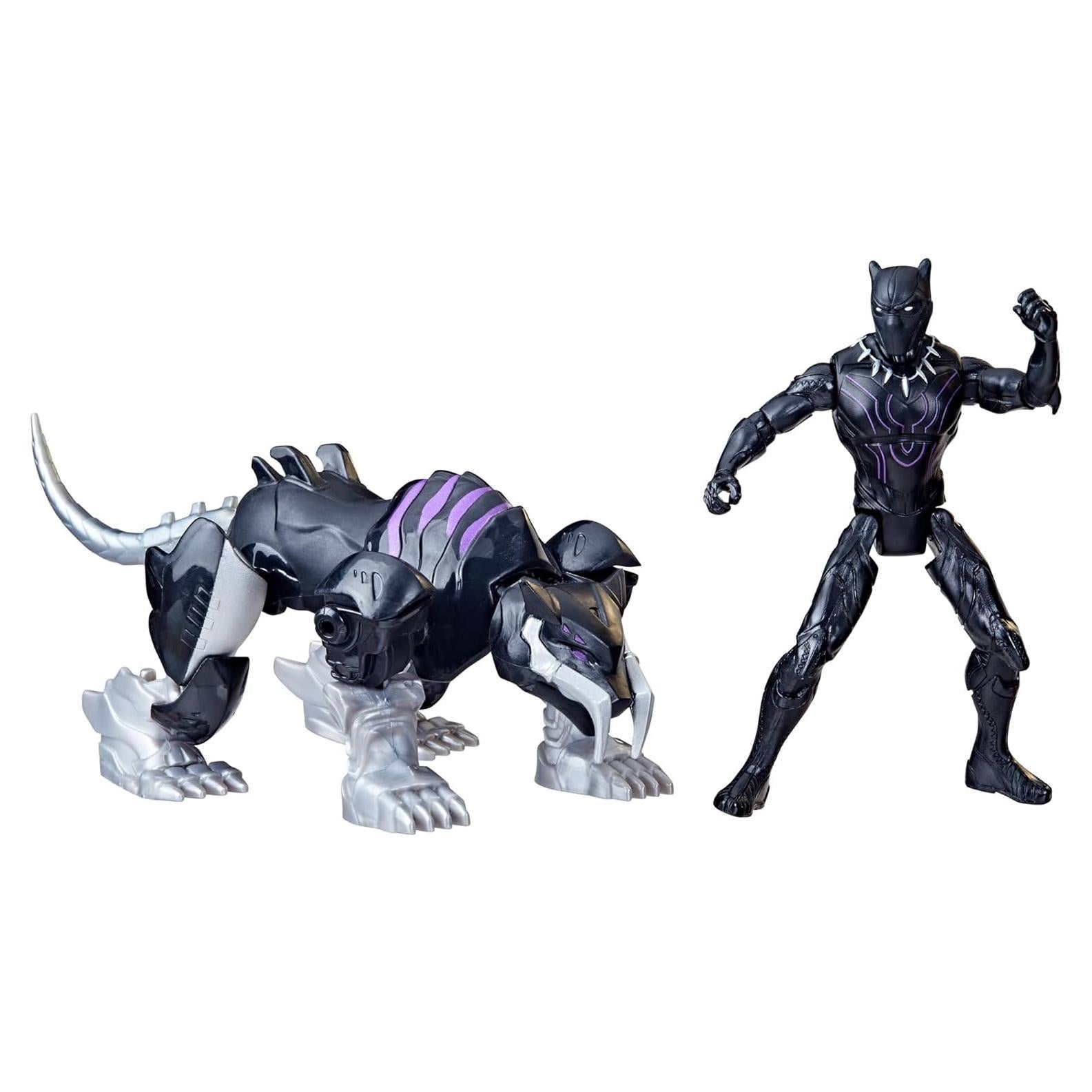Figura de acción Black Panther Mechasaurs Hasbro 10 cm