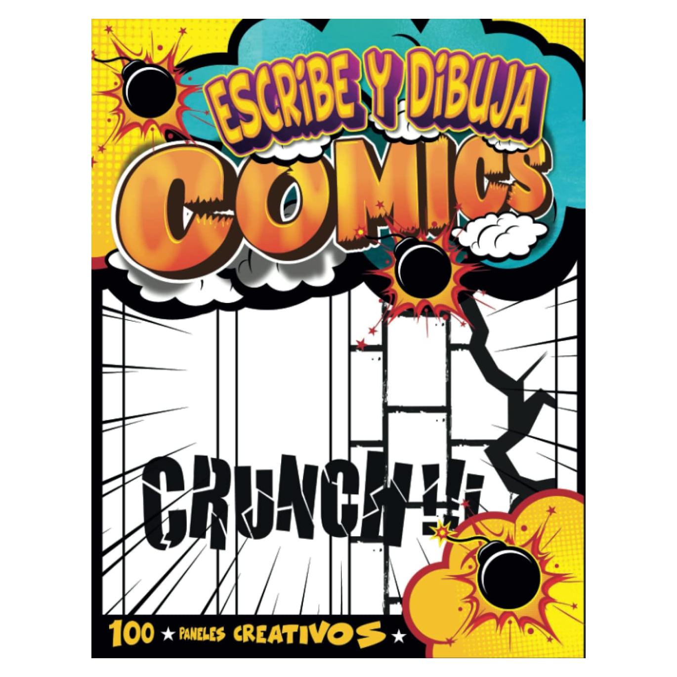 Cuaderno de Cómics en Español - 100 Plantillas Creativas A4