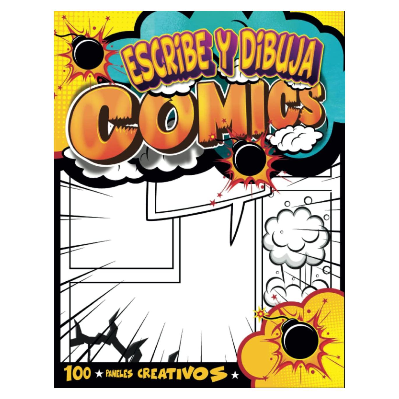 Cómics para Niños 8-10 Años - 100 Tableros Creativos