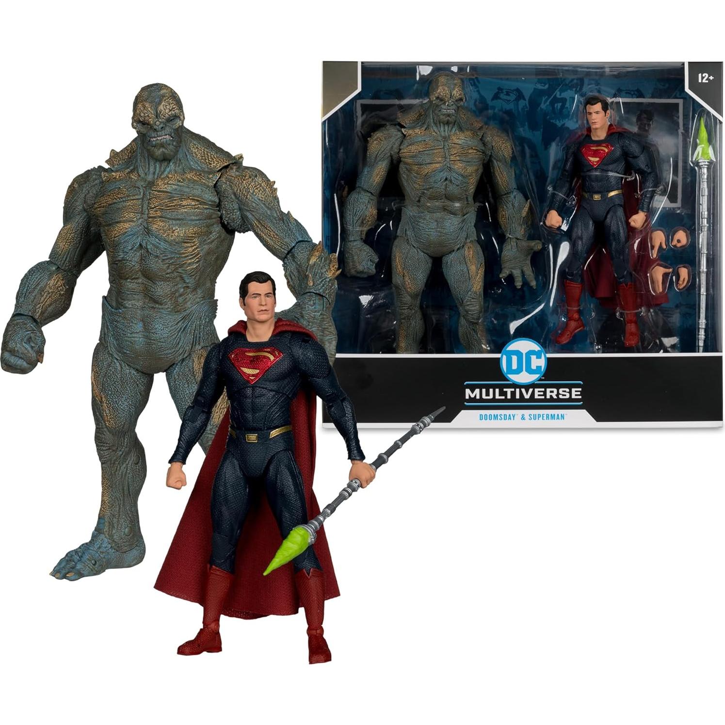 McFarlane Toys - DC Multiverse Doomsday & Superman 2pk (Batman V Superman: Dawn of Justice) 7in Action Figure