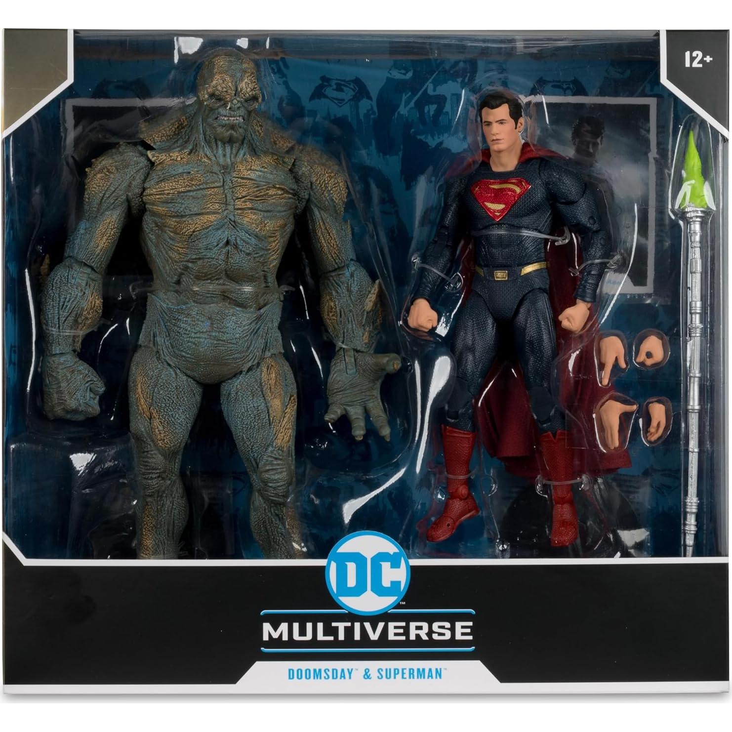 McFarlane Toys - DC Multiverse Doomsday & Superman 2pk (Batman V Superman: Dawn of Justice) 7in Action Figure