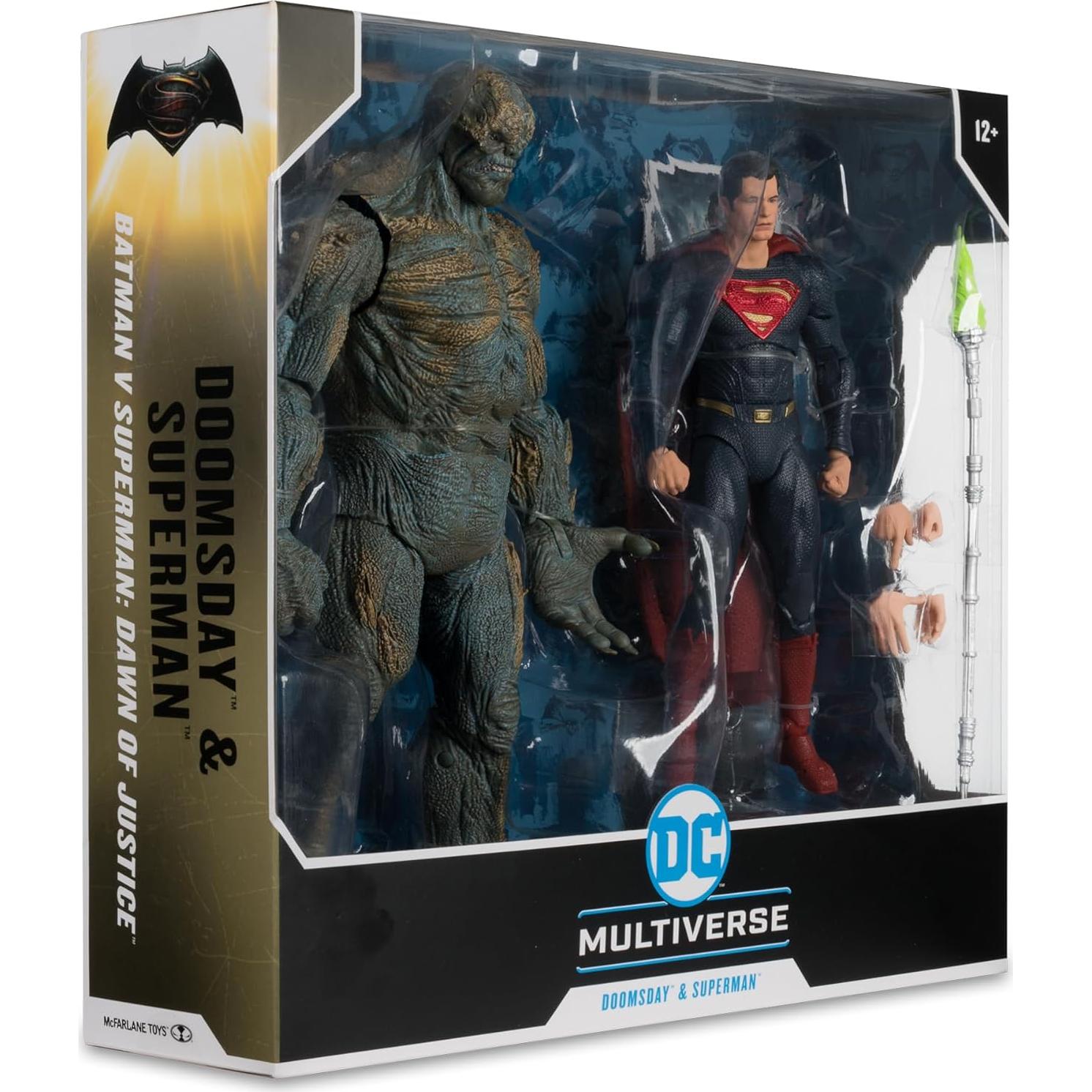 McFarlane Toys - DC Multiverse Doomsday & Superman 2pk (Batman V Superman: Dawn of Justice) 7in Action Figure