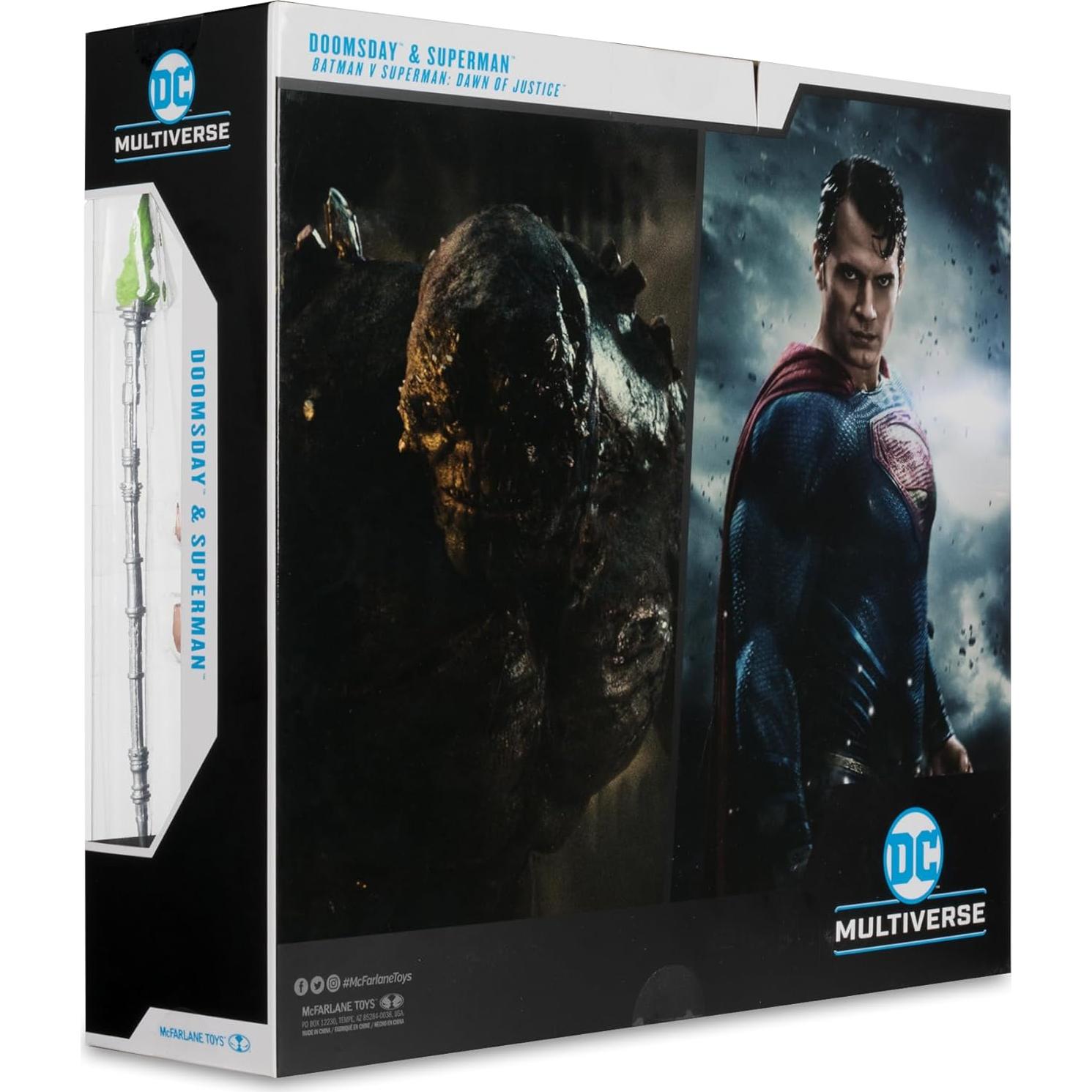 McFarlane Toys - DC Multiverse Doomsday & Superman 2pk (Batman V Superman: Dawn of Justice) 7in Action Figure