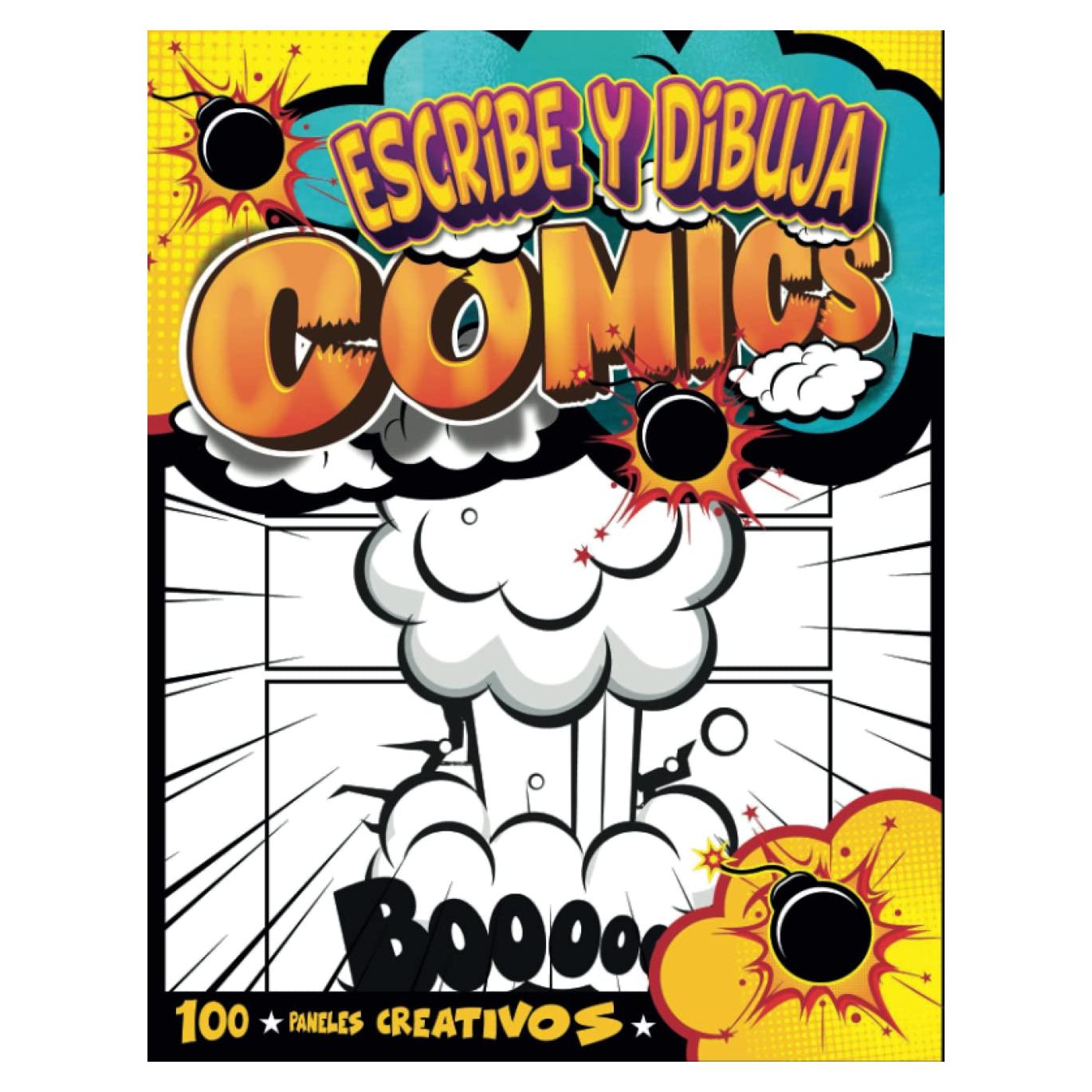 Libro de Bocetos Cómicos para Crear Historietas - Tapa Blanda