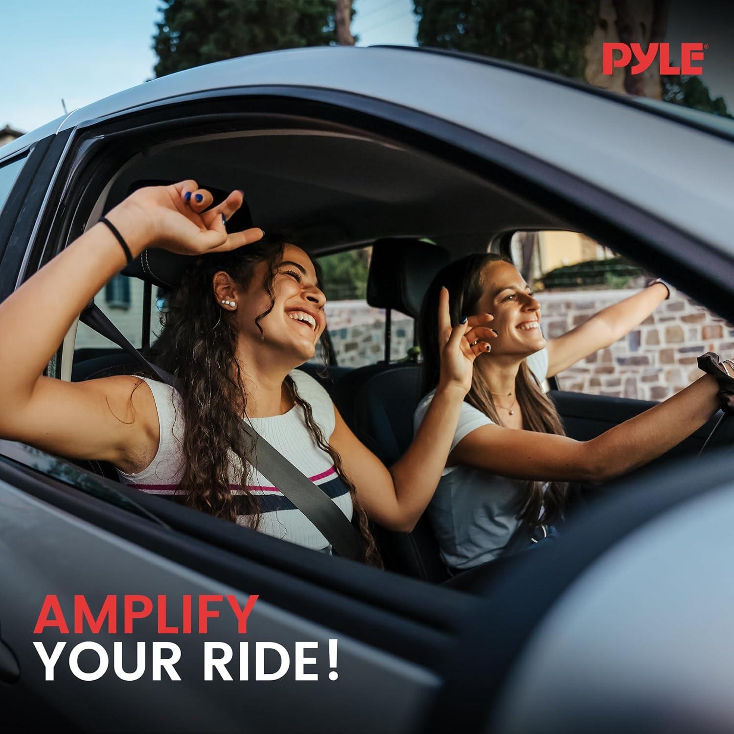 Condensador de Potencia Digital Pyle 5.0 Faradios con Pantalla