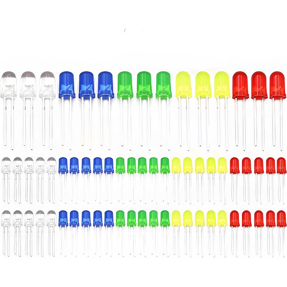 Kit de Diodos LED 3mm y 5mm Maygyrain 750 Piezas 10 Valores