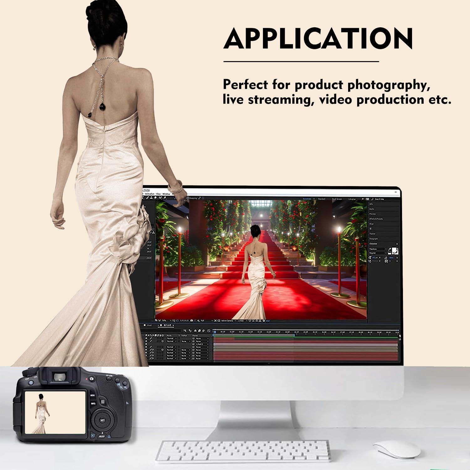 Fondo de Fotografía Blanco TERSUM 3x5 FT para Retratos