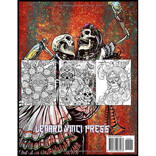 Cráneo Libro de Colorear: Diseños de Calaveras para Aliviar el Estrés y Relajarse (Libro de Colorear para Adultos para Amantes de las Calaveras) (Spanish Edition)