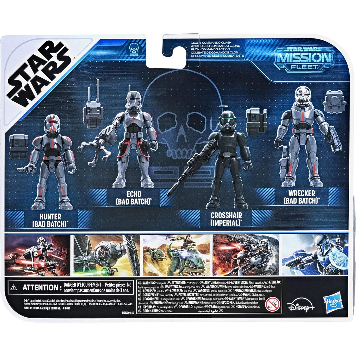 Figuras de Acción Star Wars Misión Flota 4-Pack Hasbro
