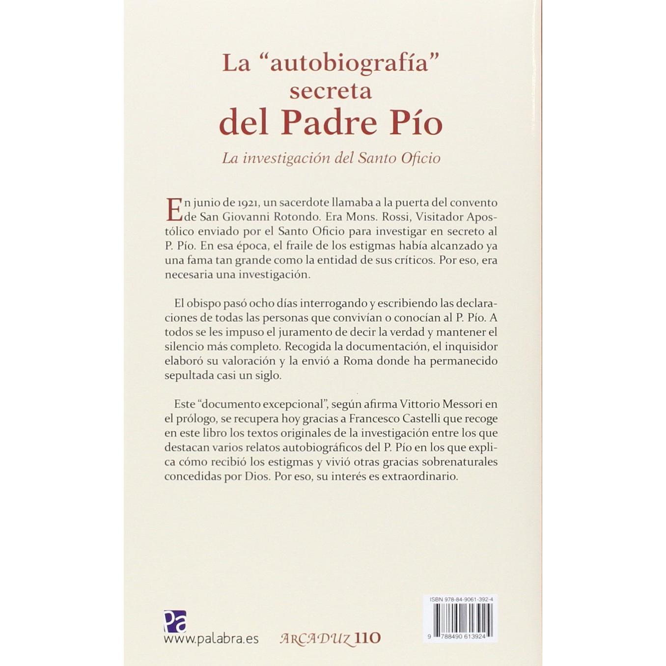 La "autobiografía" secreta del Padre Pío: La investigación del Santo Oficio