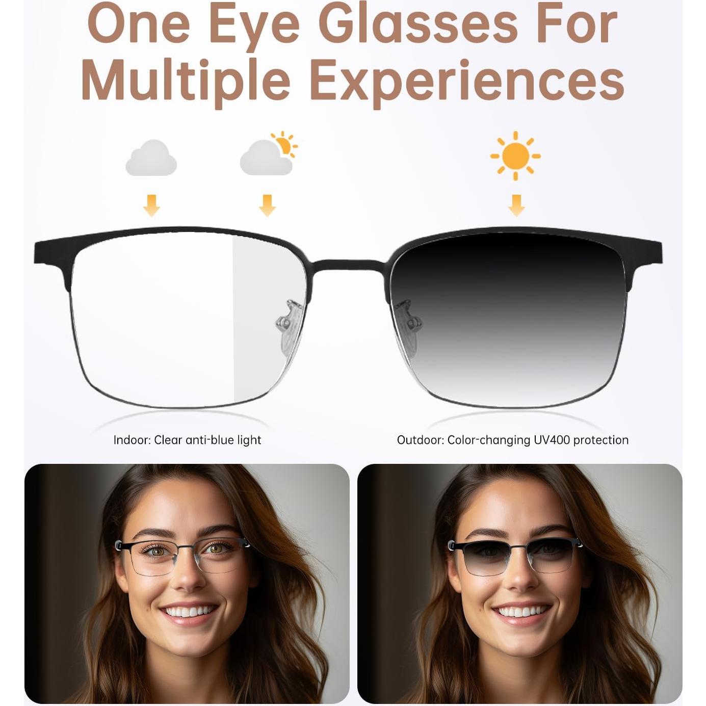 Gafas Inteligentes GenXenon GS06G con Audio Bluetooth y UV400