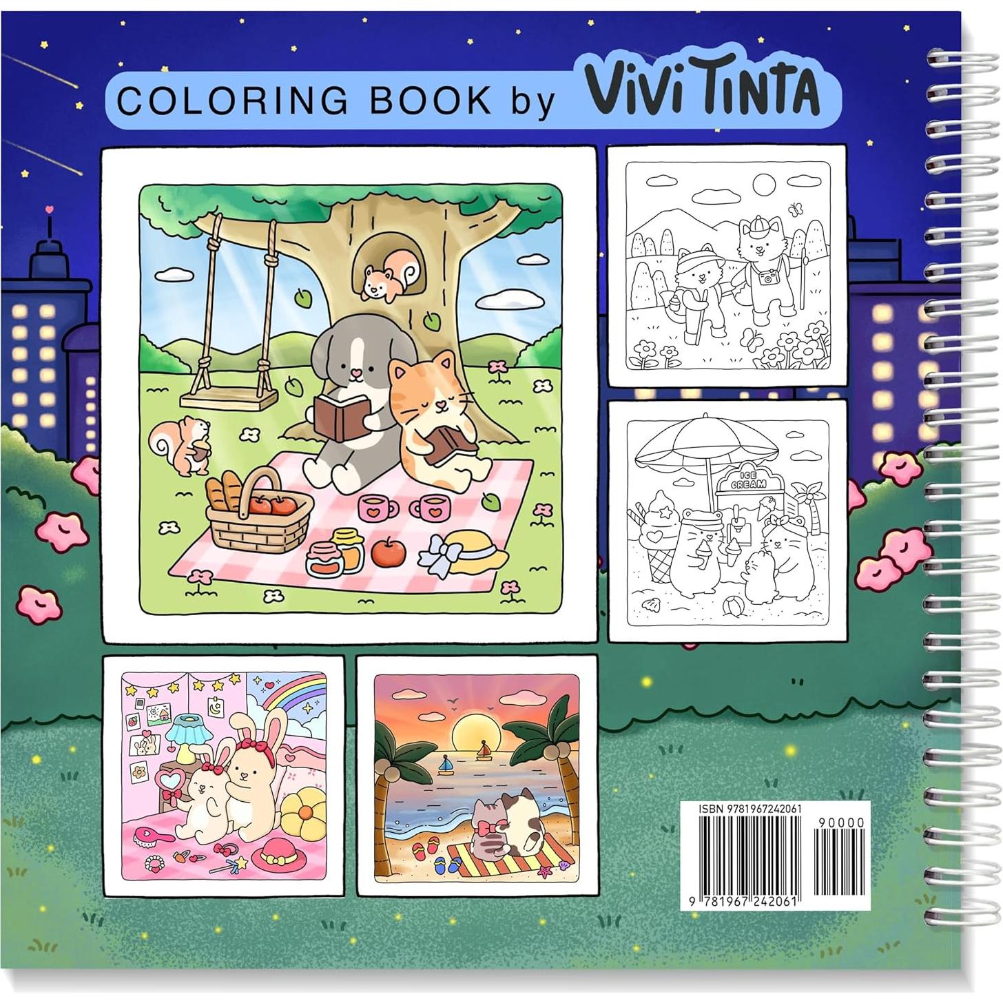 Sweetheart: Coloring Book for Adults & Teens Featuring Adorable Animals