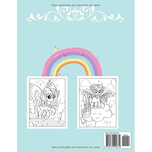 Libro Para Colorear De Unicornios Para Niños: De 4 a 8 años, Diseños Adorables | Unicornios Para Niños, Libro Para Colorear Para Niñas (Spanish Edition)