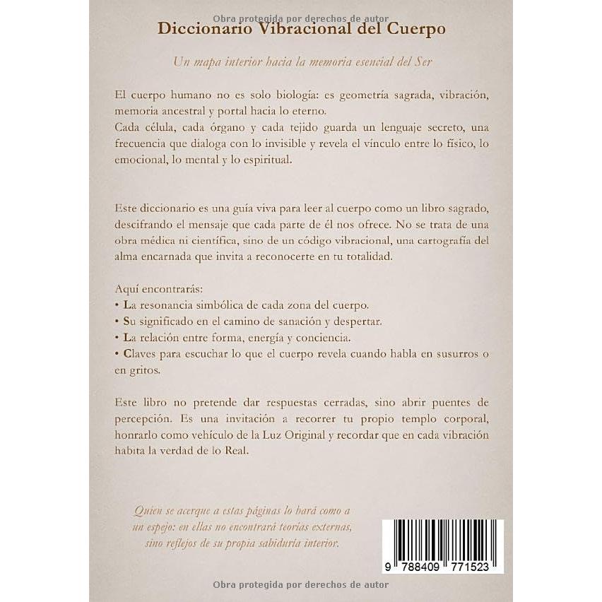 Diccionario vibracional del cuerpo