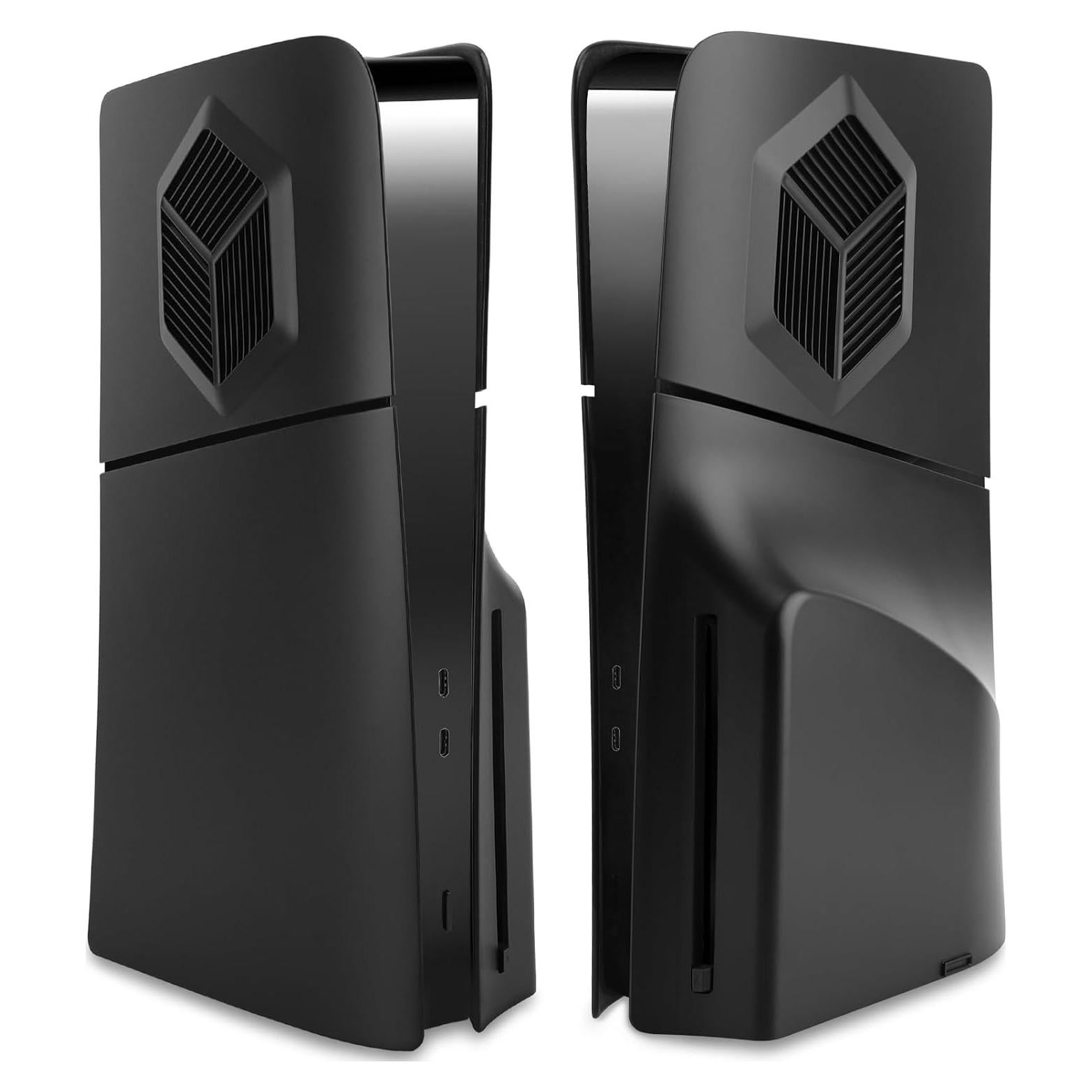 Placas Cubierta PS5 Slim SIKEMAY Ventilación Negra