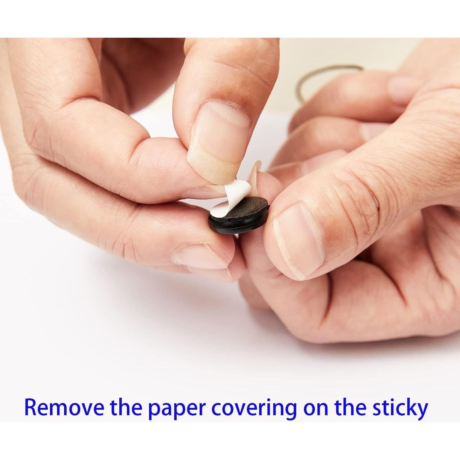 Soporte para tapa de lente Hotroyal - 8 paquetes con paño