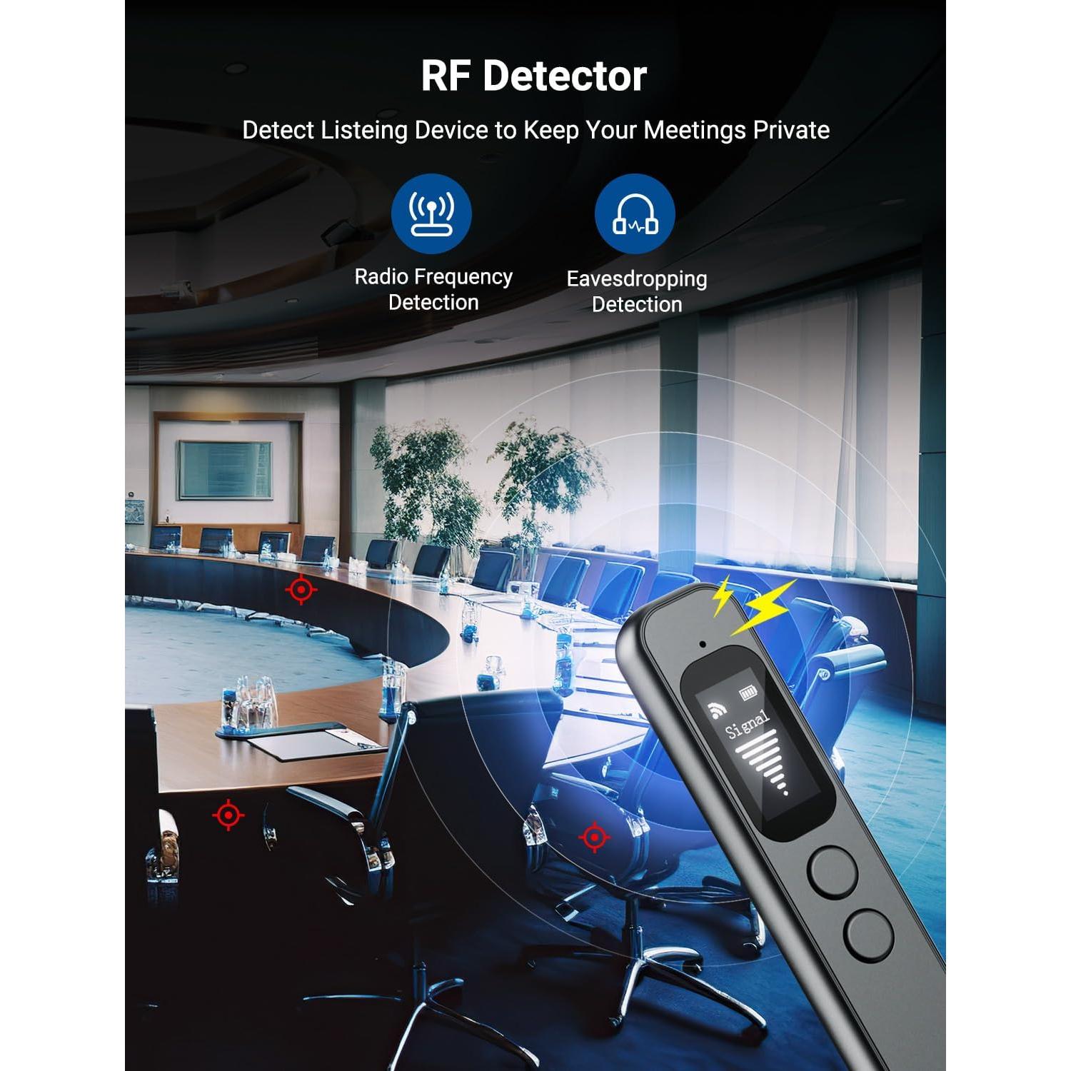 Detector de Cámaras Ocultas PakWizz - Multifuncional y Portátil