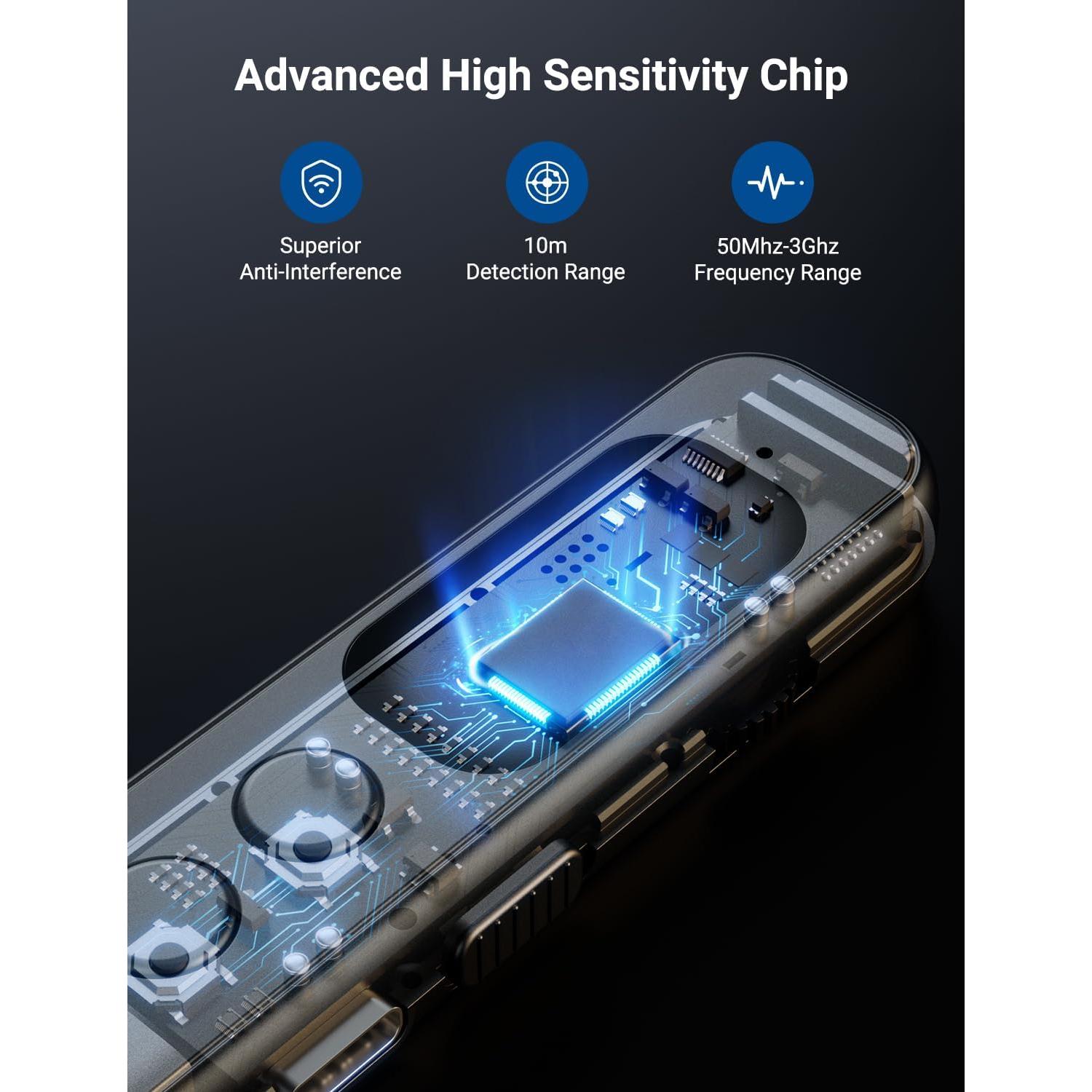 Detector de Cámaras Ocultas PakWizz - Multifuncional y Portátil