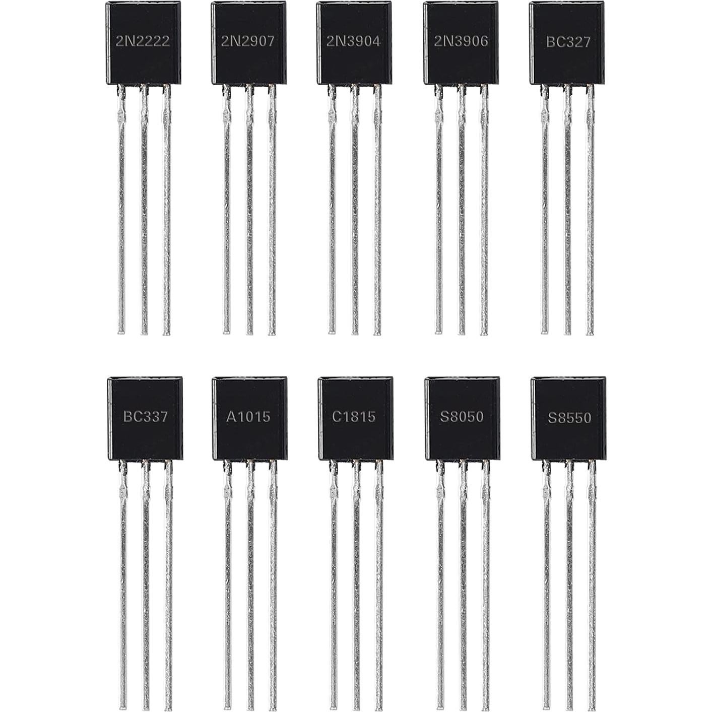 Kit de Transistores NPN PNP 300 Piezas OWOFYDR 10 Valores