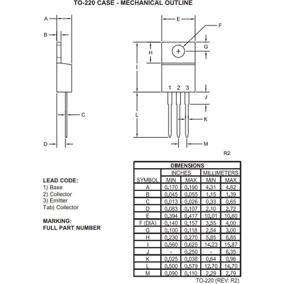 Transistor TIP42C PNP 20pcs 6A 100V TO-220 Bridgold