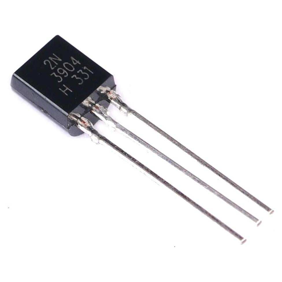 Transistor NPN 2N3904 HiLetgo 100 piezas TO-92
