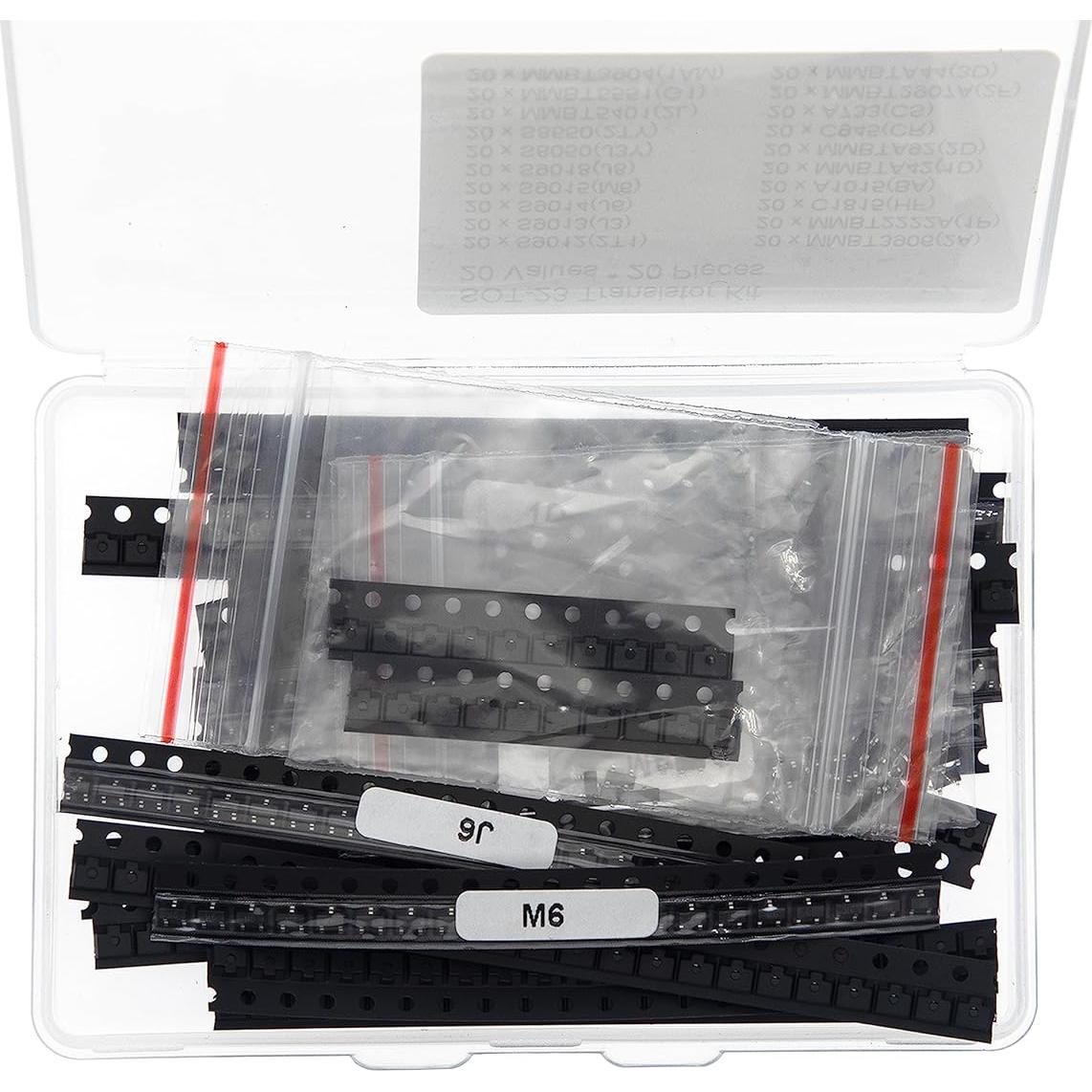 Kit de Transistores SMD 20 Valores HUABAN SOT-23 20 Piezas