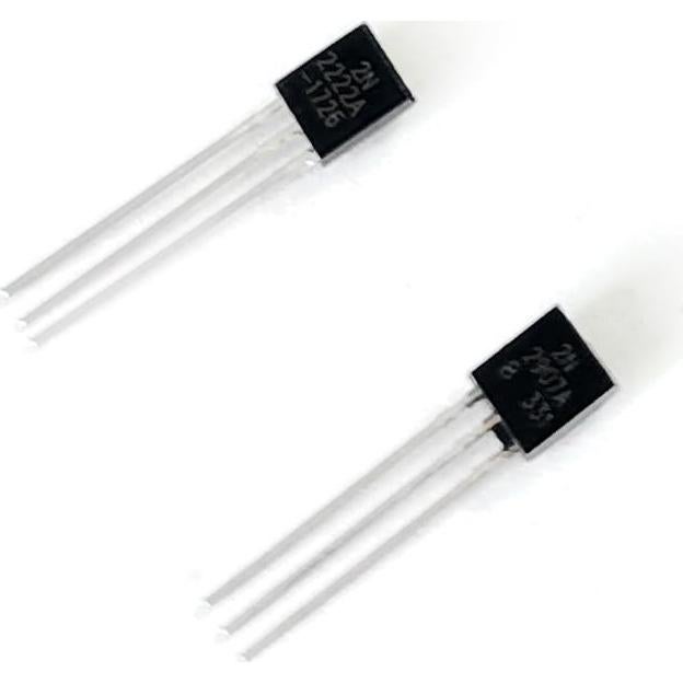 Transistores NPN 2N2222 y 2N2907 - 20 Pares TO-92