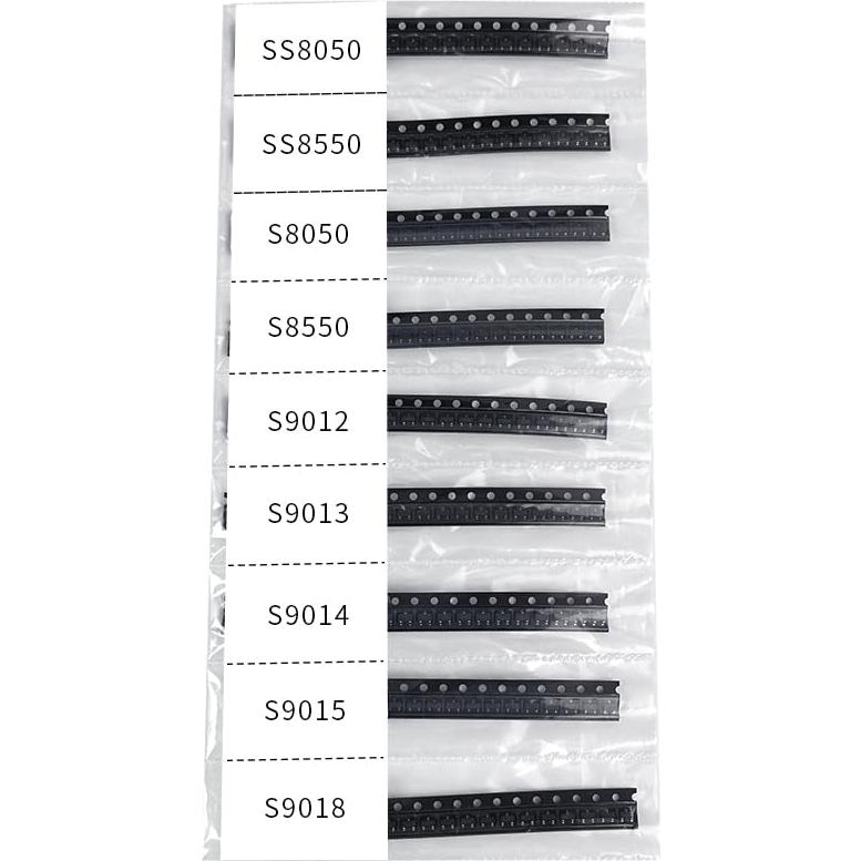 Kit de 180 Transistores SMD SOT-23 VANXY - 9 Valores