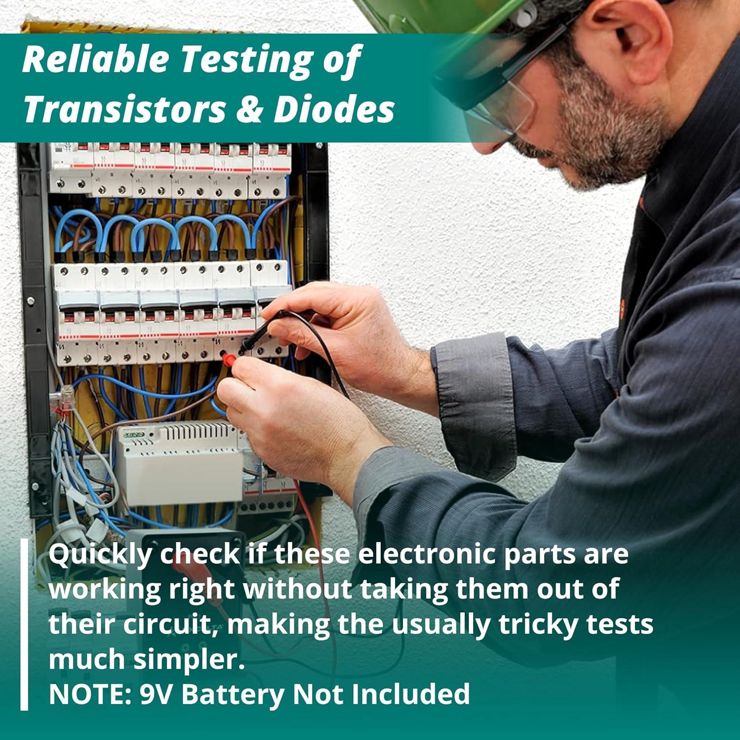Probador de Transistores y Diodos Excelta PB-1, Continuidad