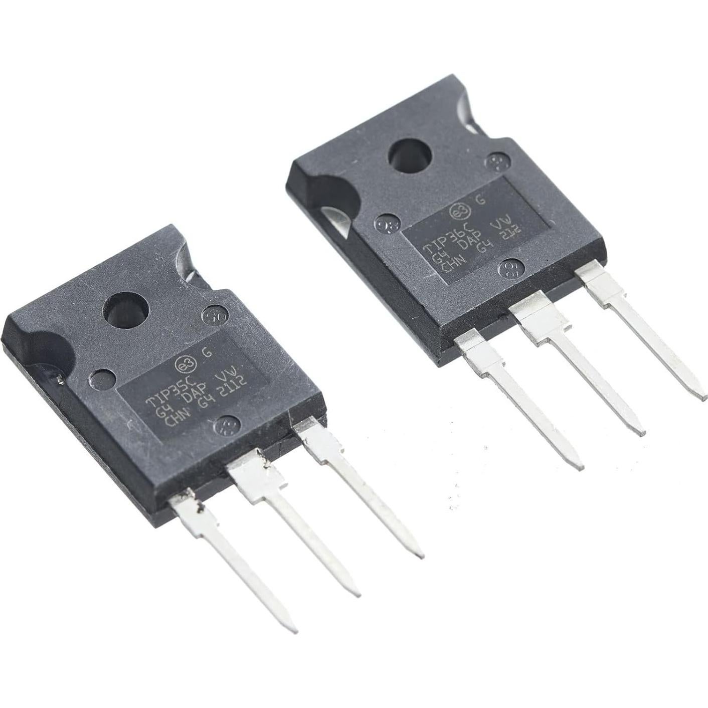 Transistores NPN PNP TIP35C TIP36C 4pcs Alta Potencia