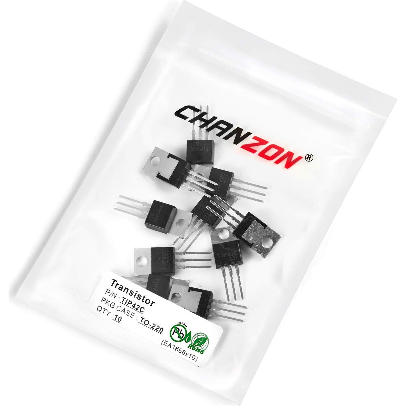 Transistor Bipolar Darlington PNP Chanzon TIP42C TO-220 Paquete 10