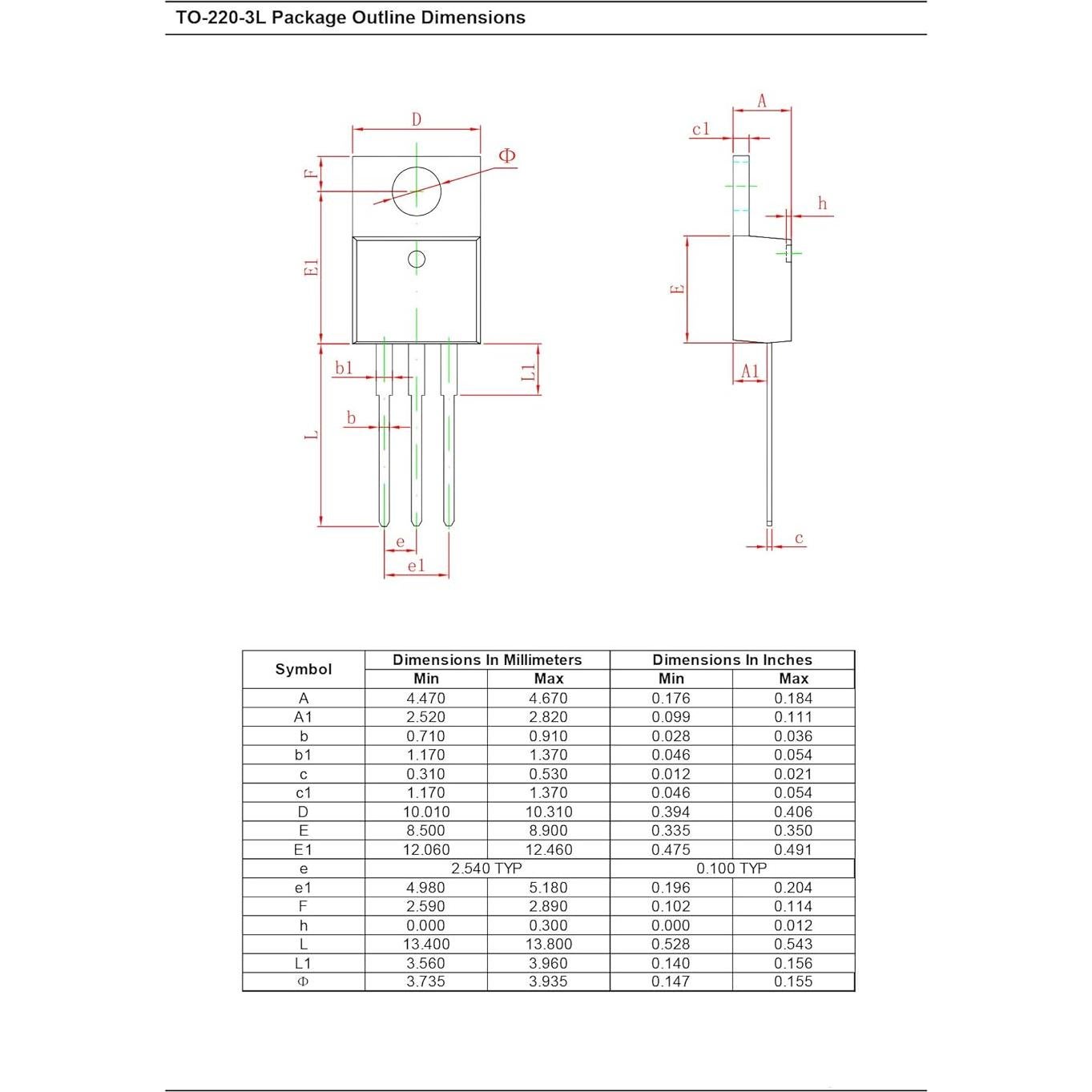 Transistor Bipolar Darlington PNP Chanzon TIP42C TO-220 Paquete 10